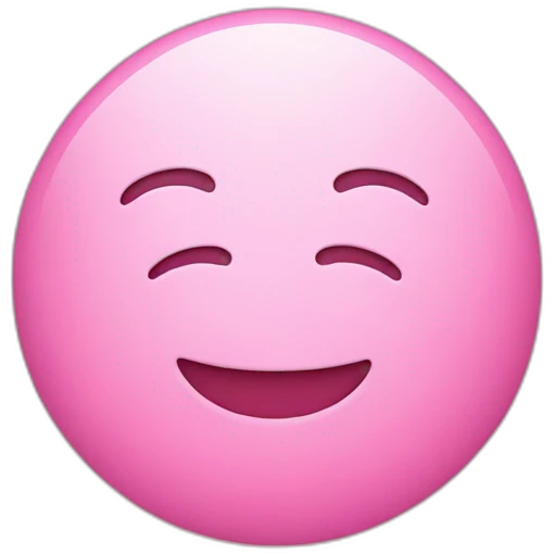 greeting, pink color emoji