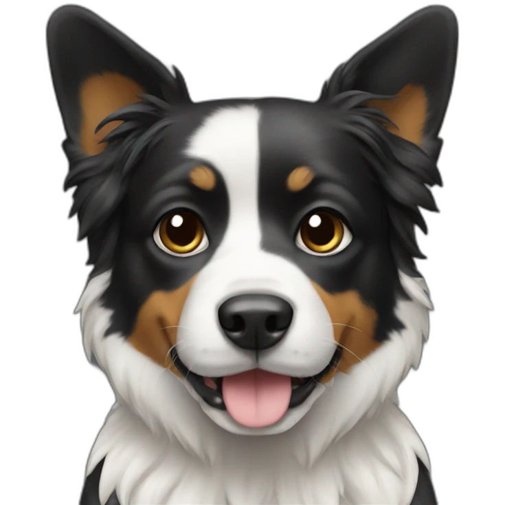 Dog black emoji