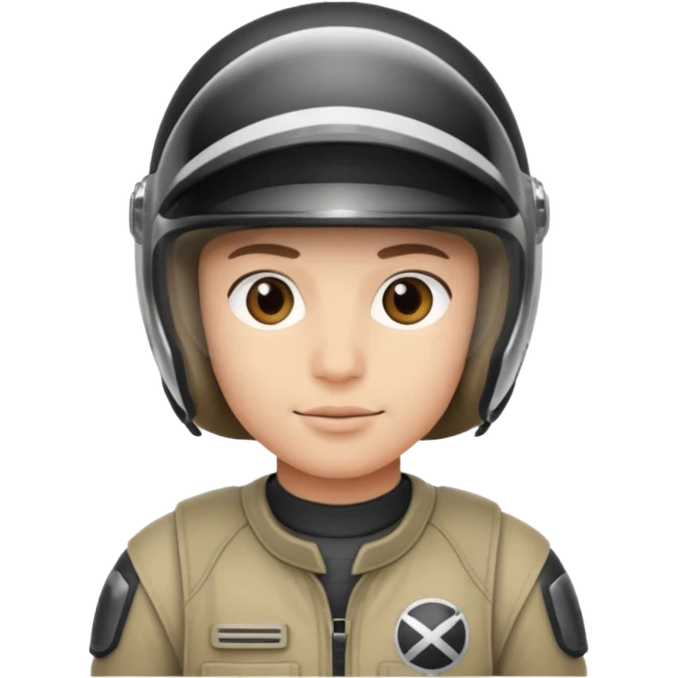 motorcycle human with helmet emoji