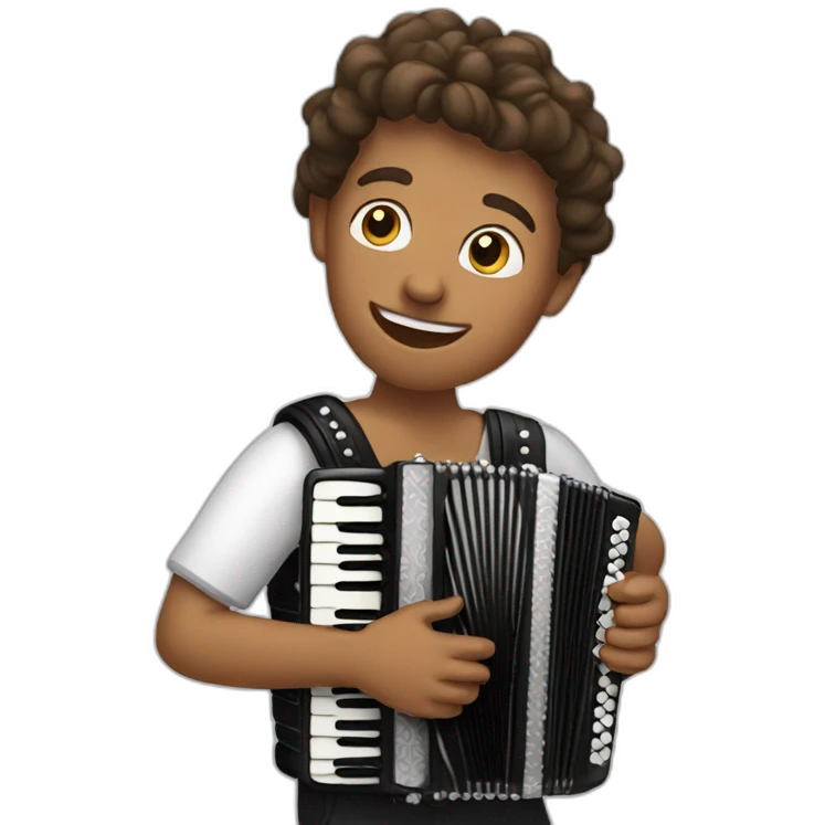 musician playing accordion emoji