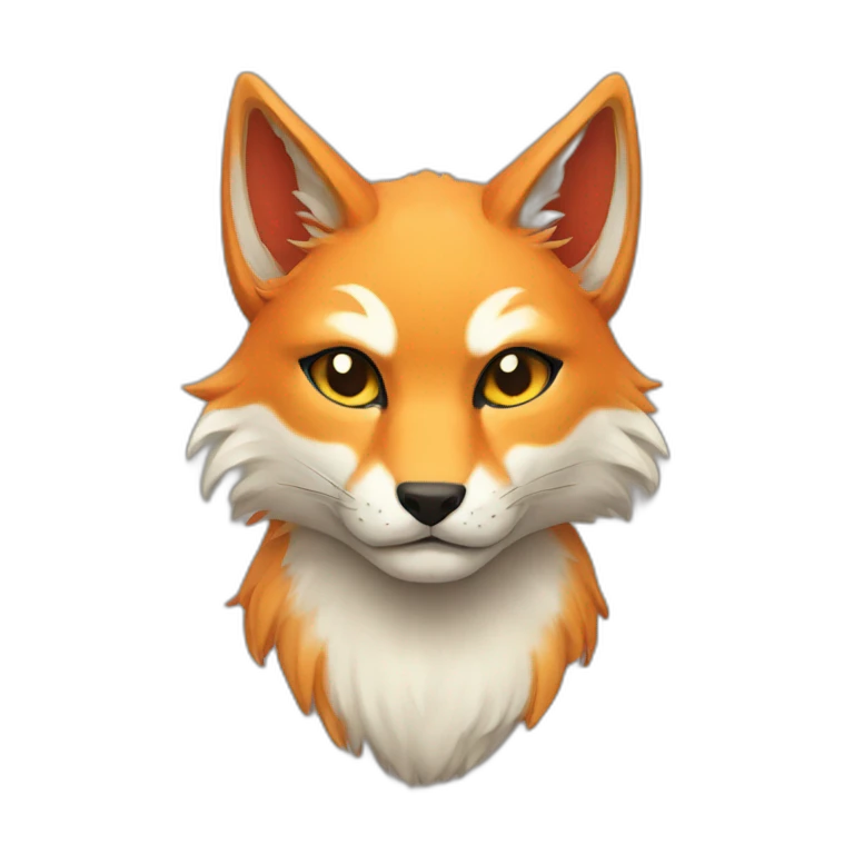 Kitsune humain emoji