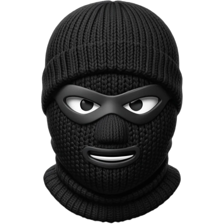 ski mask emoji