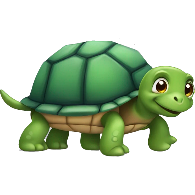 Cute turtle emoji