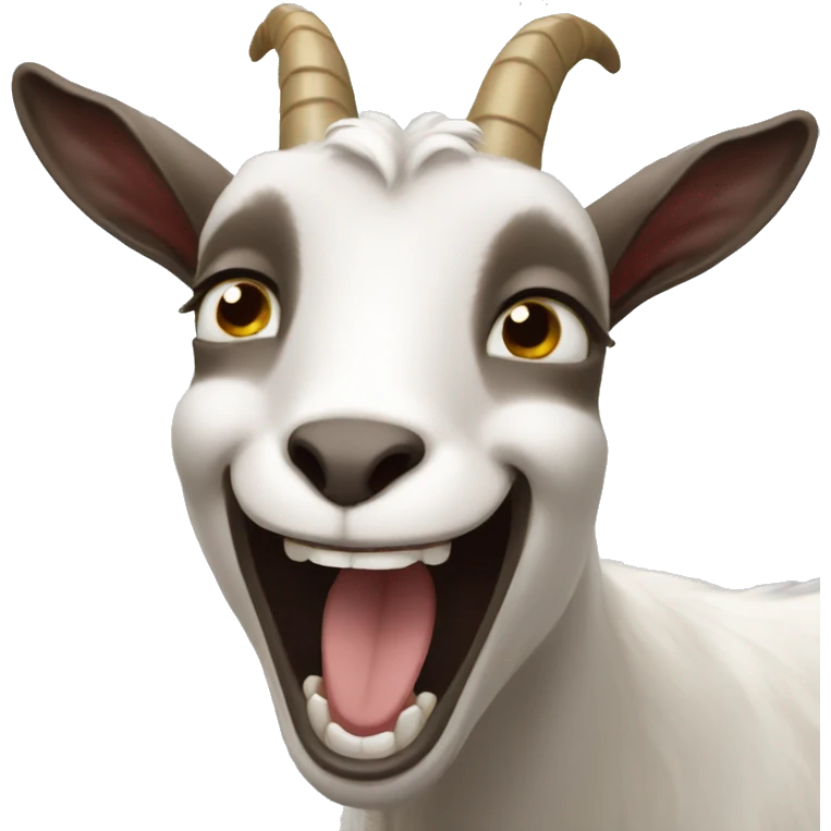 goat laugh meme emoji