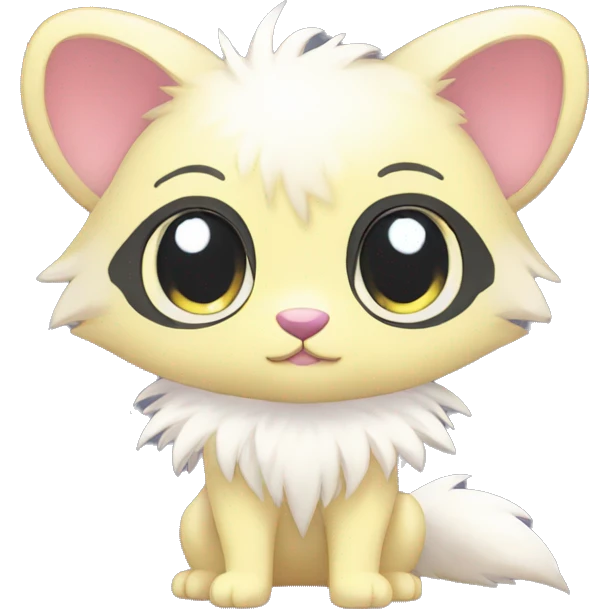  High quality detailed Cute Cool Kawaii stylish Pretty Chibi Fur-Sona Shiny Colorful Sparkly Fakemon Full Body emoji
