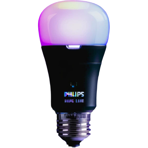 Philips Hue color-changing smart bulb with wireless connectivity emoji