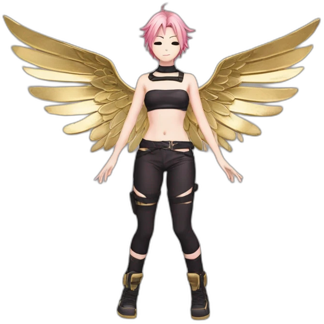 sakura-haruno,-bare-belly,-wings,-choker,-bathed-in-shadows,-fov-90-degrees,-short-lighting,-l-usm,-cold-colors,-gilded-technique,-extremely-hyper-aesthetic,-absurdres emoji