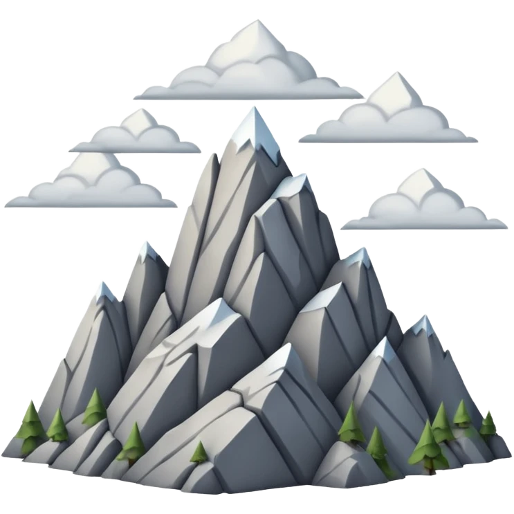 A rocky mountain peak rising sharply into the sky.


















































 emoji