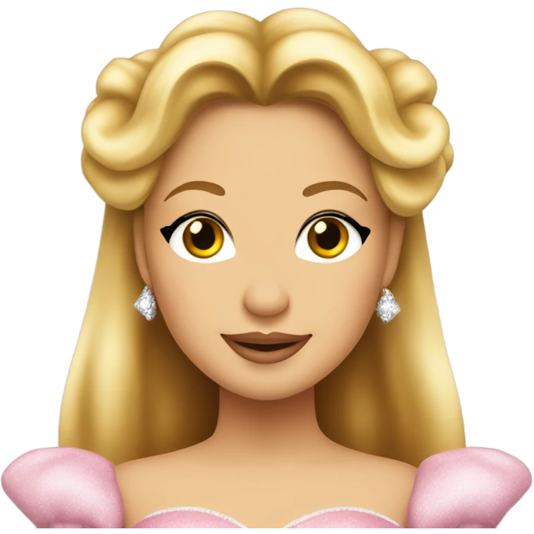 Mariah Carey as Glinda the Good emoji