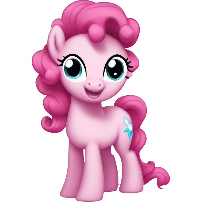 Pinkie pie pony from my little pony emoji