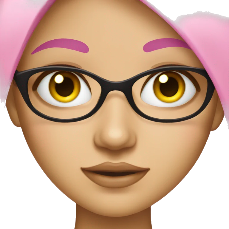 Girl with mascara emoji
