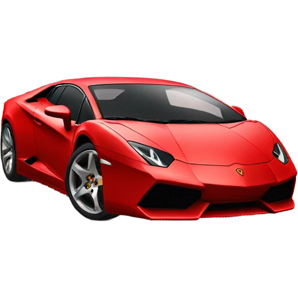 a red lambo emoji