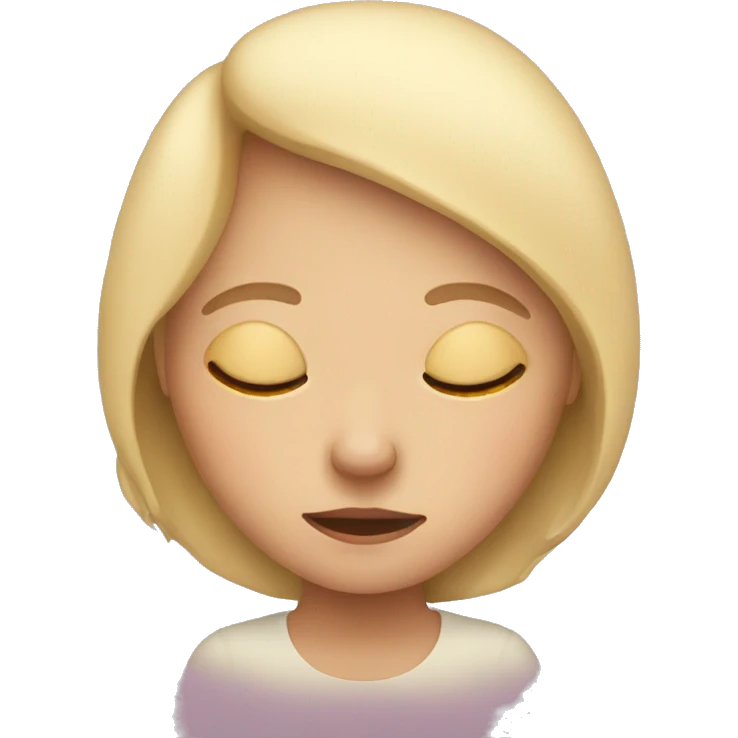 Sleep girl emoji