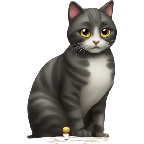 cat playing chess emoji