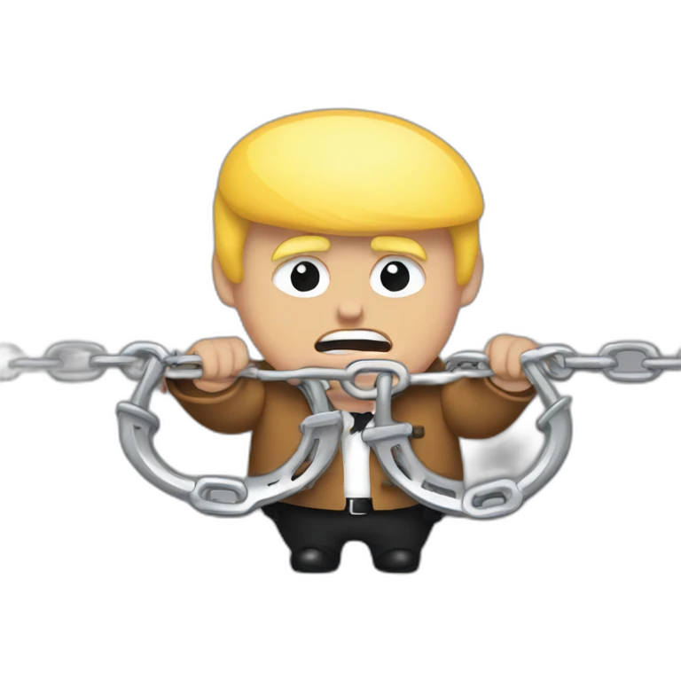 trump-in-handcuffs emoji