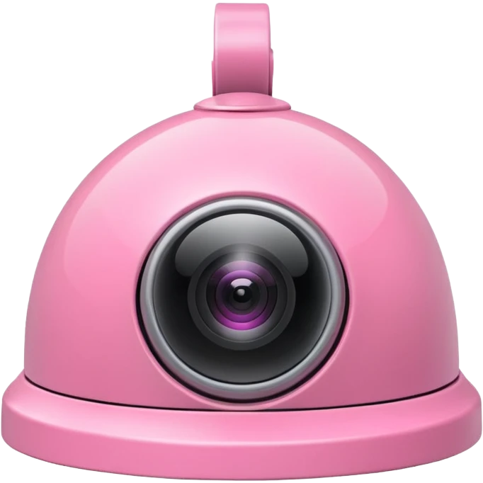 Security Camera pink emoji