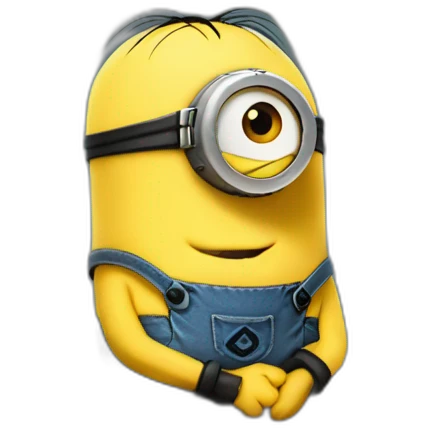 minion cute hugging log emoji