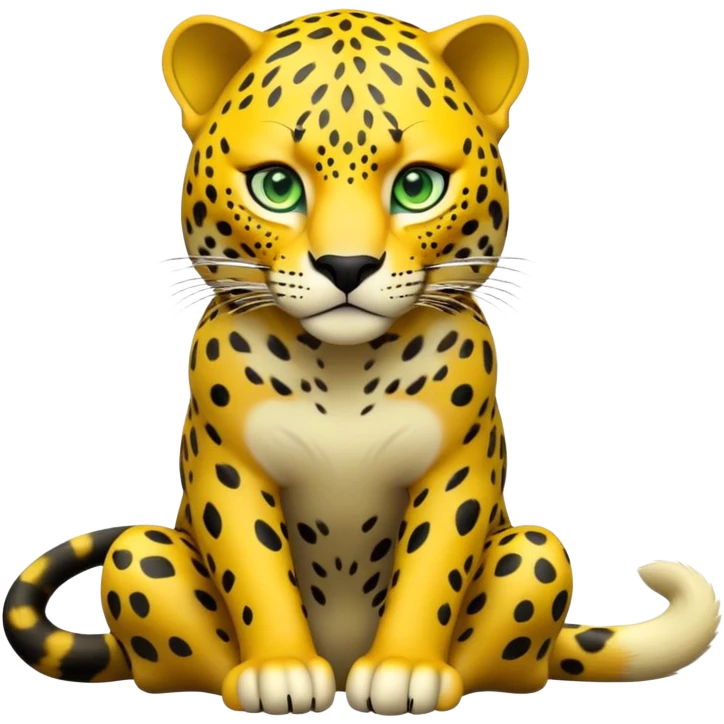 cinematic-jaguar-realistic-full-body-sitting-emoji,-sleek-powerful-frame-poised-for-action,-yellow-fur-adorned-with-bold-black-rosettes,-head-tilted-dramatically,-piercing-green-eyes-locked-onto-its-prey,-simplified-yet-realistic-focused-features,-highly-detailed,-glowing-with-an-almost-sarcastic-glow emoji