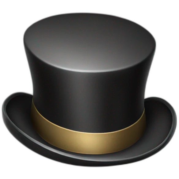 us top hat emoji