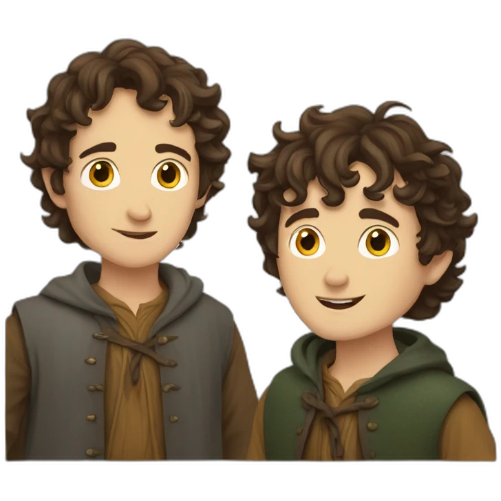 frodo and sam emoji