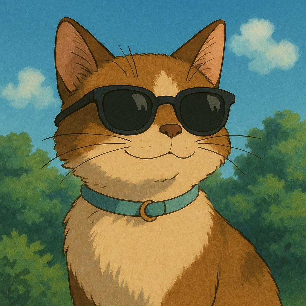 cat wearing sunglasses emoji
