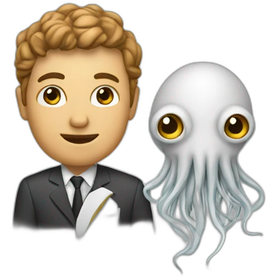 creative director with squid emoji