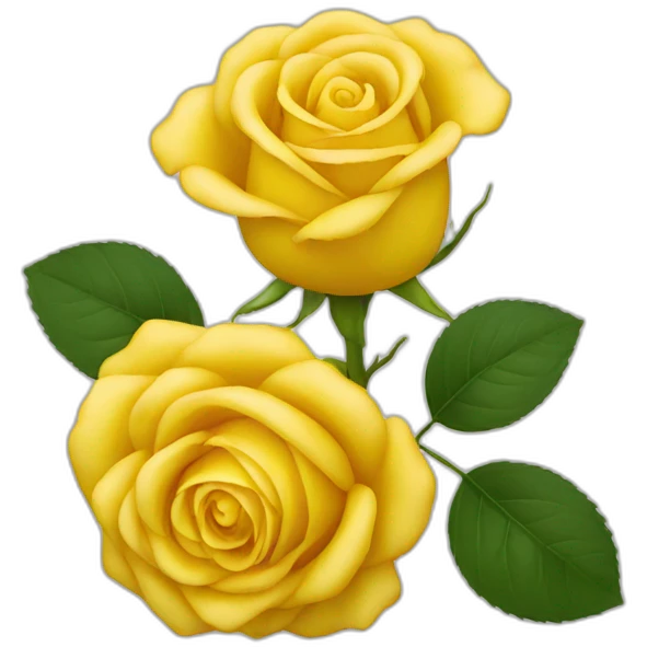 rose yellow emoji