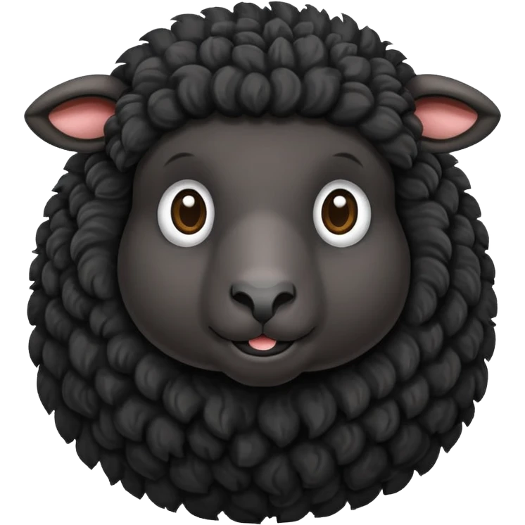 Black sheep emoji