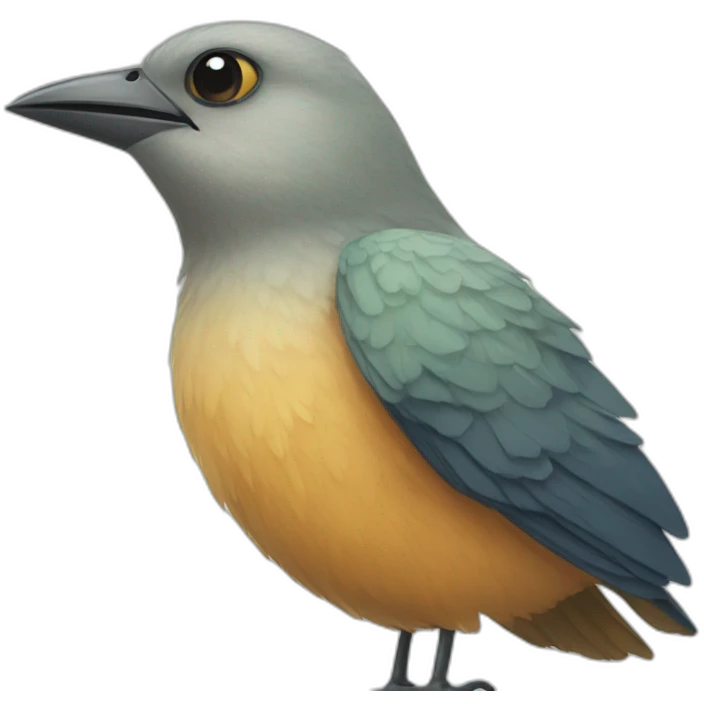 Bird on three emoji