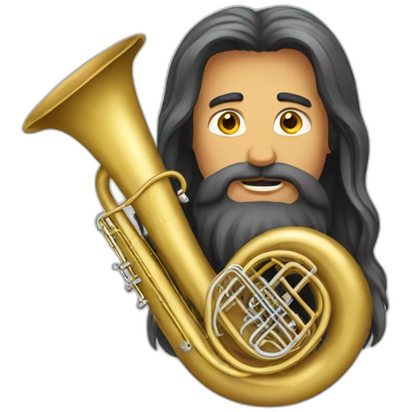 Long-hair-male-tuba-played emoji