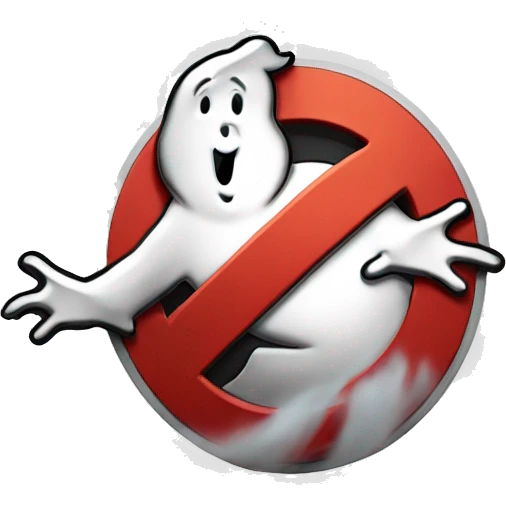 Ghost buster logo emoji