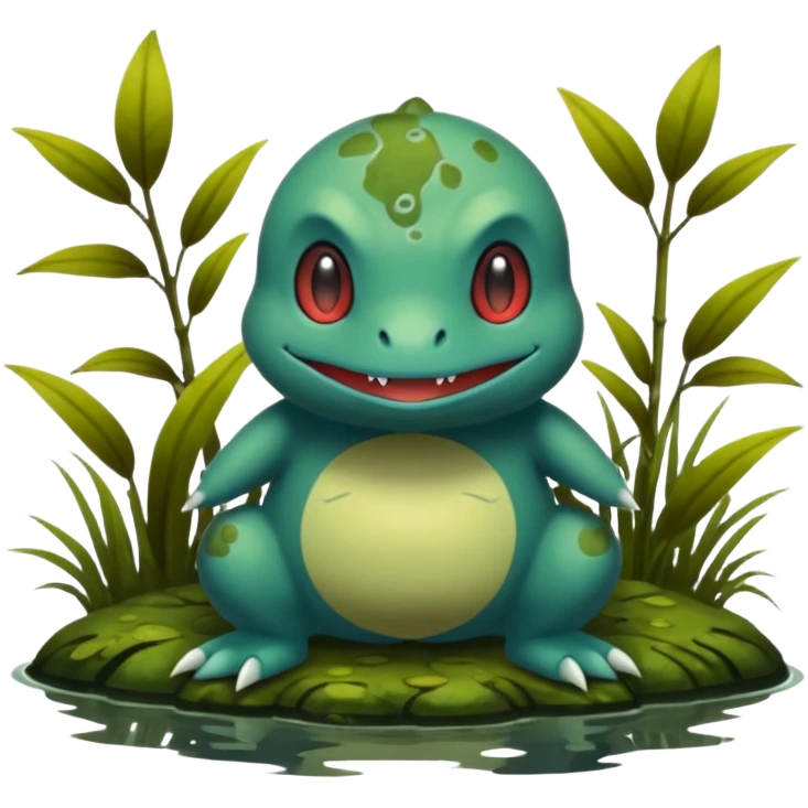 Swampy Gloomy Dark Dull Fakémon-Pokémon emoji