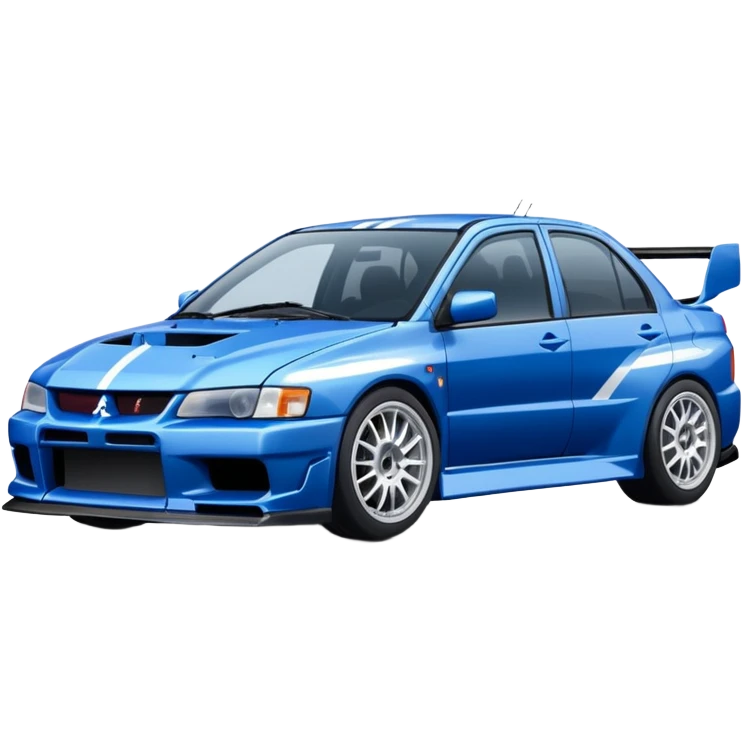 Mitsubishi Lancer Evo VI best view with some cool prints emoji