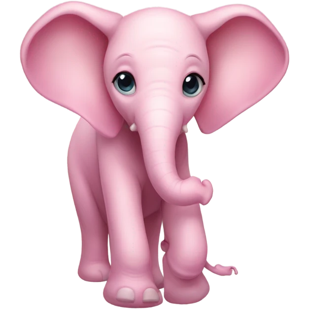 Pink elephant  emoji