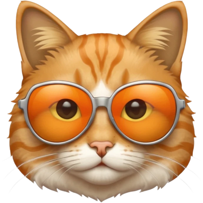 Cat wearing sunglasses emoji