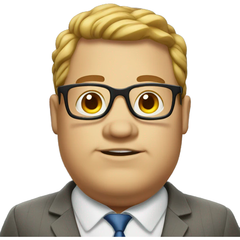 obese nerd emoji