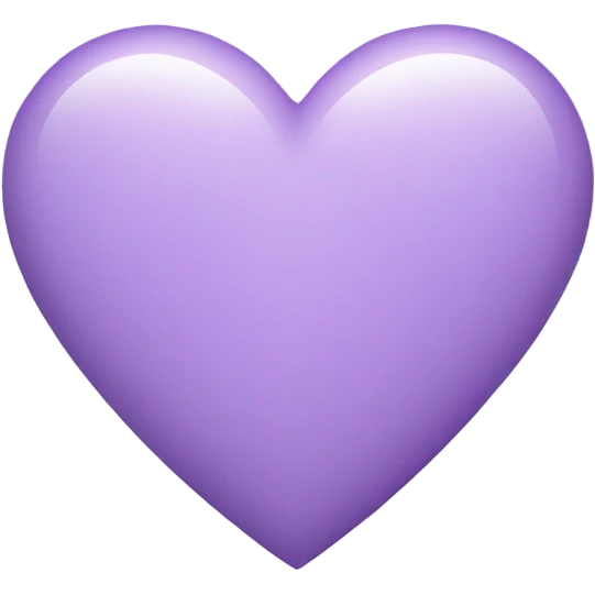 Light purple heart emoji