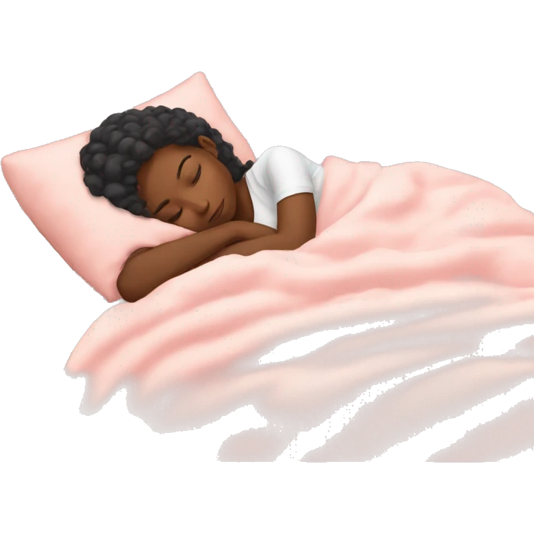 Black girl sleeping  emoji