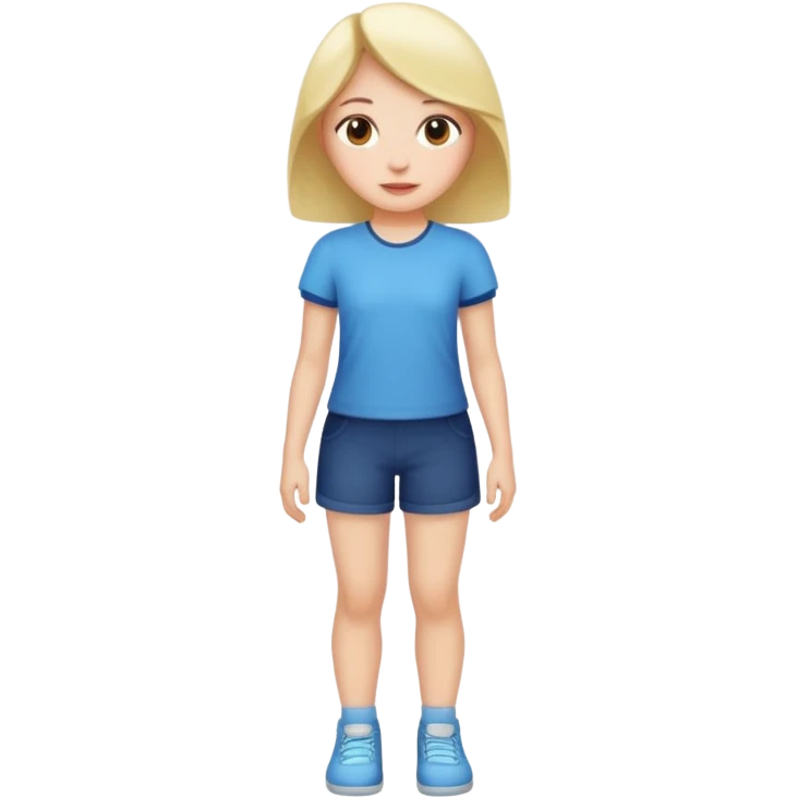 Kız karakter boydan emoji