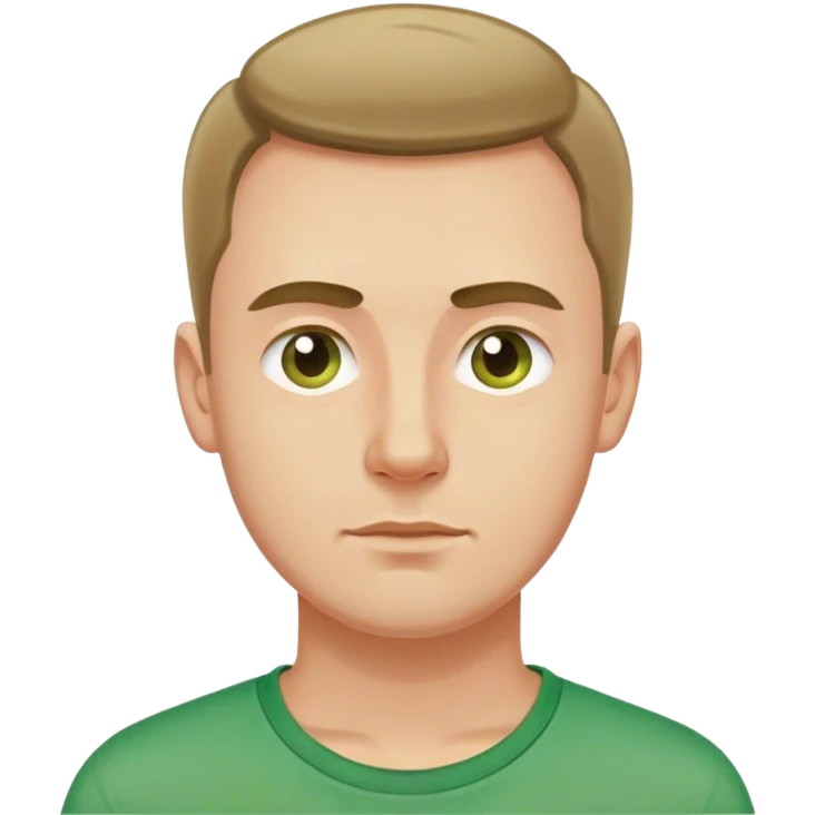 polish man in green shirt emoji
