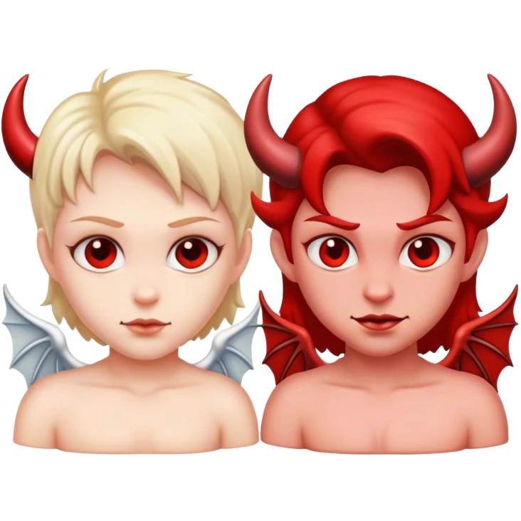 😈+😇 emoji