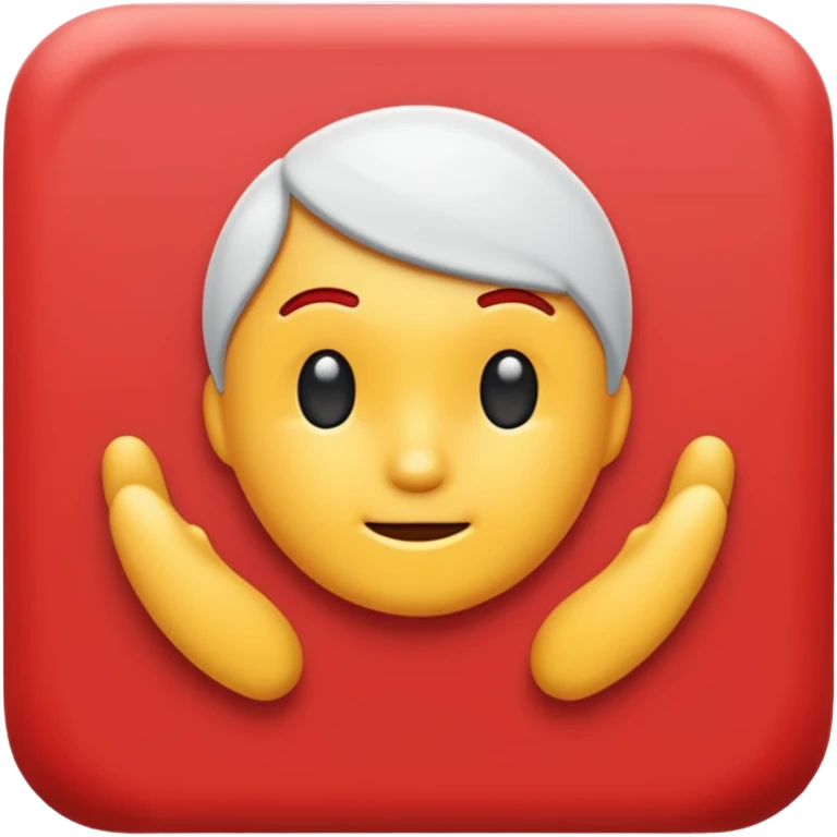 'CONTENT' text in a solid red filled letters emoji