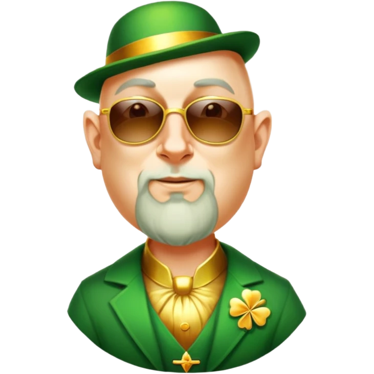 Celebratory Leprechaun emoji