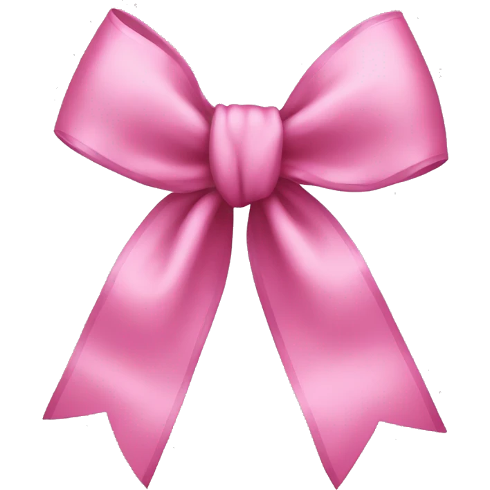 Pink bow emoji