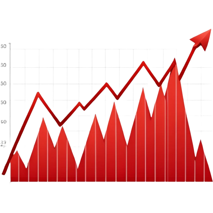grafico a la baja emoji