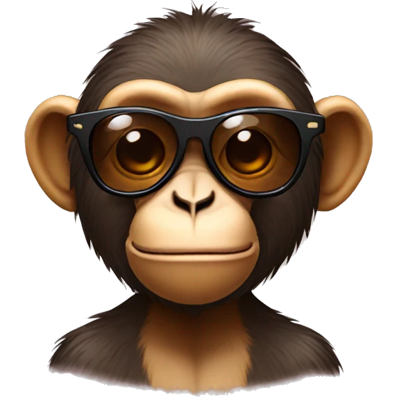 monkey with sunglasses emoji