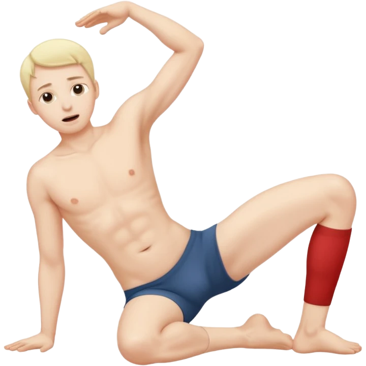 person stretching their rectum open emoji