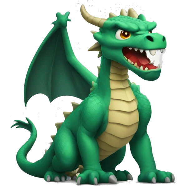 Dragon angry emoji