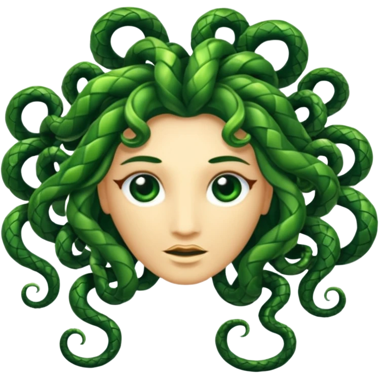 medusa hair emoji