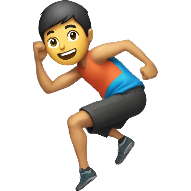 taiwanese man bouldering wall emoji